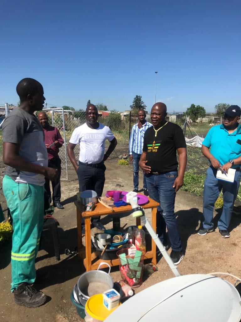 A visit from the RLM Officials to the storm affected area in Marikana |  Rustenburg Local Municipality